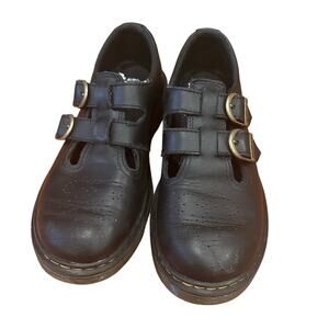 Dr. Martens 8065 Mary Jane shoe sz 3 Black Leather Mary Janes